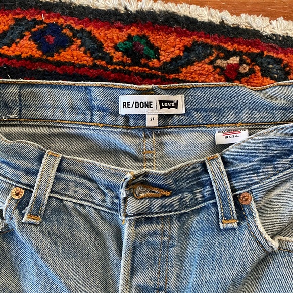 NWOT RE/DONE High Rise Short - Picture 2 of 6